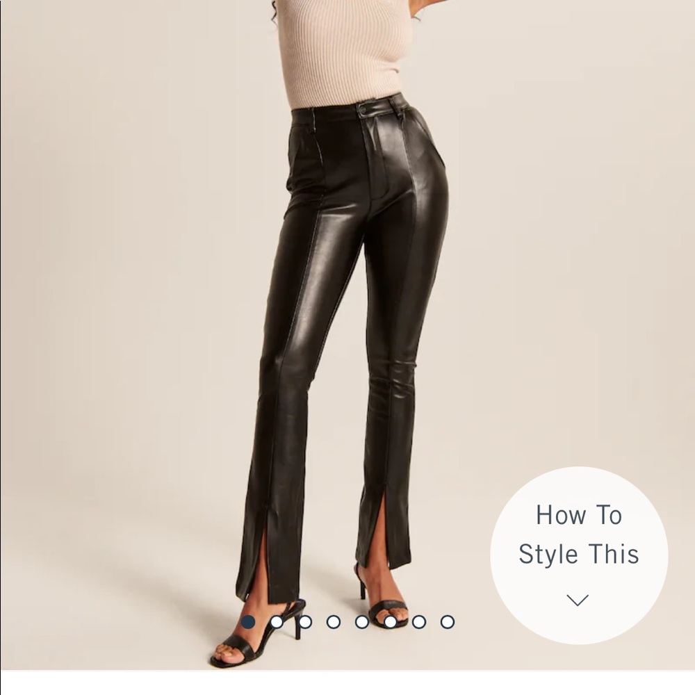 Abercrombie & Fitch Vegan Leather Pants